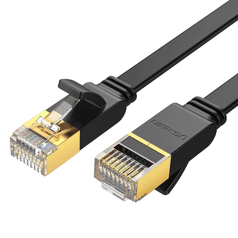UGREEN - Cable de Red Plano 1 Metro CAT7 UFTP 10Gbps Negro UGREEN NW106