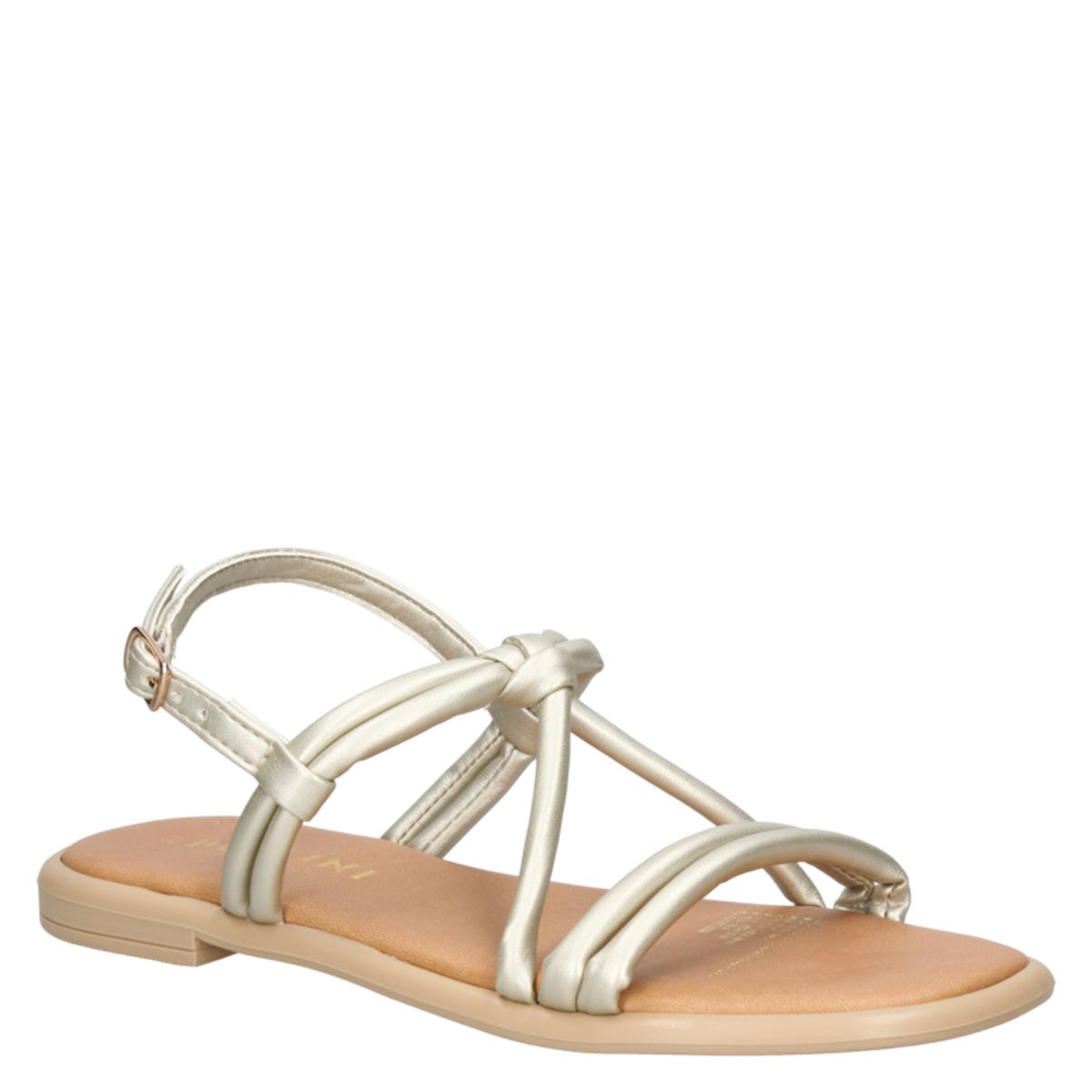 POLLINI - Sandalia Casual Dorado Pollini
