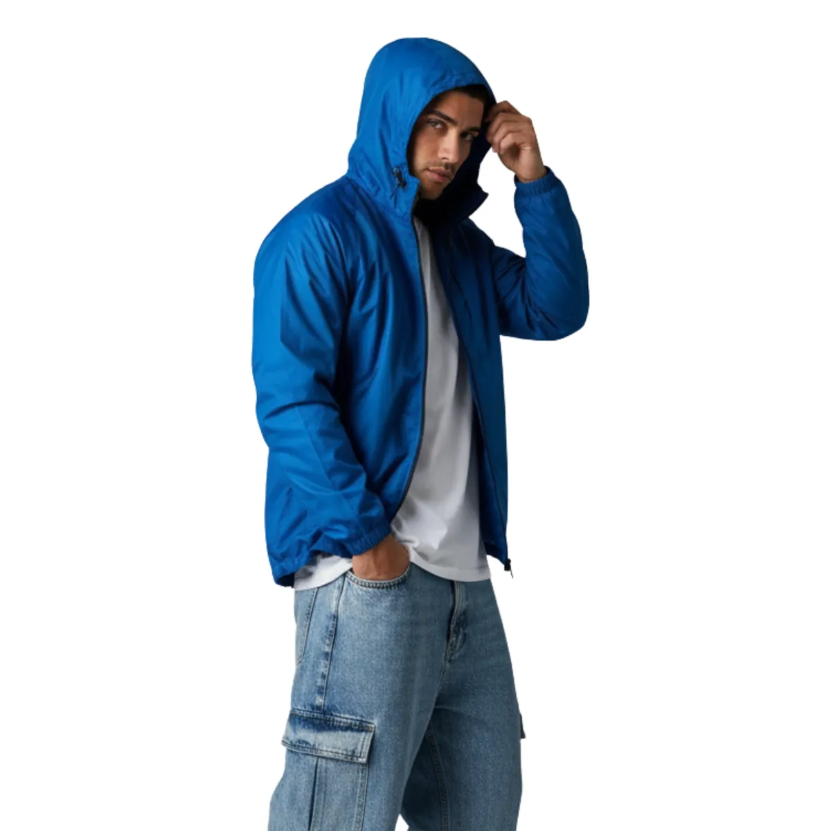 D'JOE - Chaqueta Cortaviento Impermeable Hombre