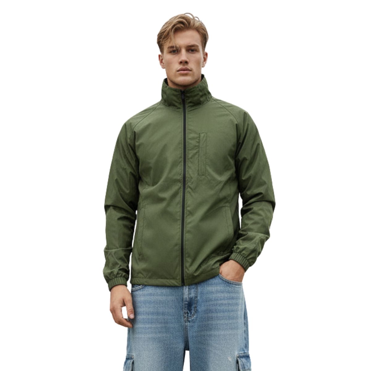 D'JOE - Chaqueta Cortaviento Impermeable Hombre