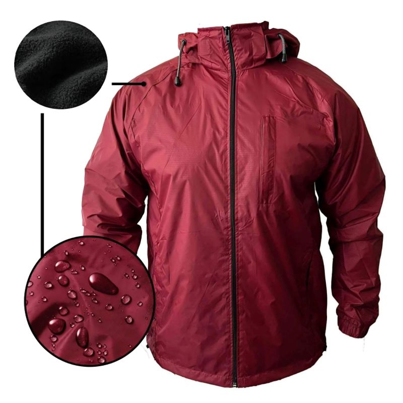 D'JOE - Chaqueta Cortaviento Impermeable Hombre.