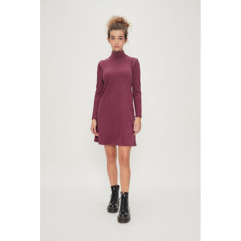 IO - Vestido Corto Morado Mujer Io