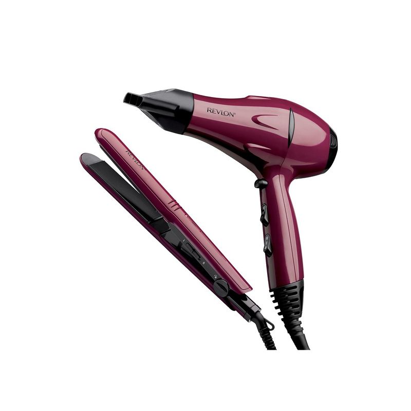 REVLON - Combo Secador y Plancha de viaje REVLON Control Frizz