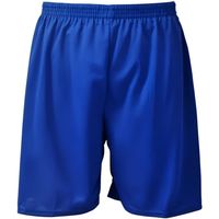 Short De Futbol Niño Azul Liso