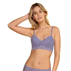 LEONISA - Bralette Triangular tipo Bustier 011950 Lila