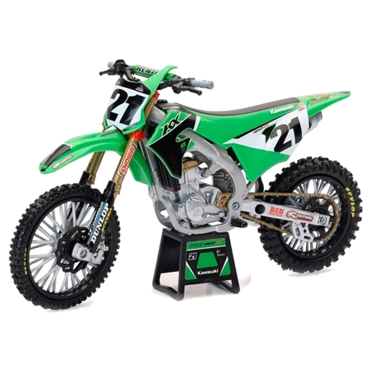GENERICO - NEWRAY 58413 1-12 KAWASAKI FACTORY RACE TEAM BIKE ( JASON