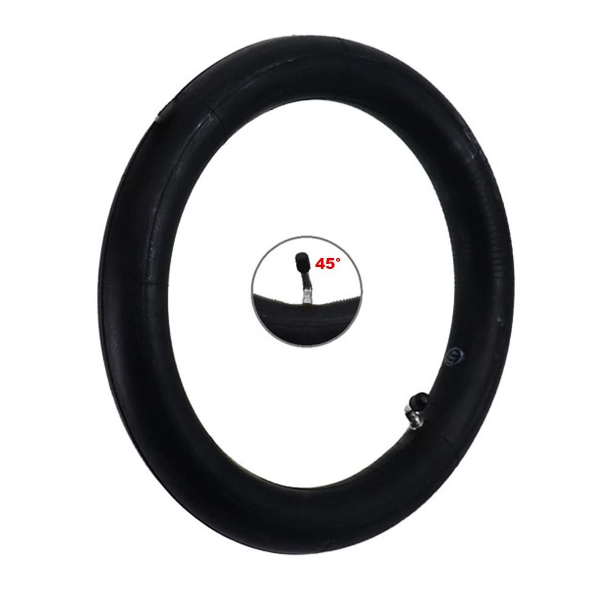 GENERICO - Cámara Aro 14″ x 2´125 Válvula Curva 45° Bicicleta Eléctrica