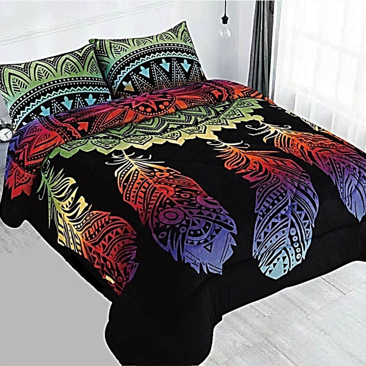 GENERICO - Cobertor De invierno 2 Plaza Con Chiporro ATRAPA SUEÑO maria