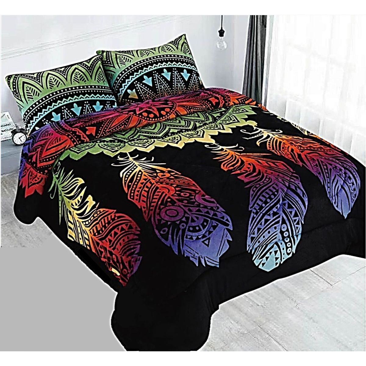 GENERICO - Cobertor De invierno 2 Plaza Con Chiporro ATRAPA SUEÑO maria