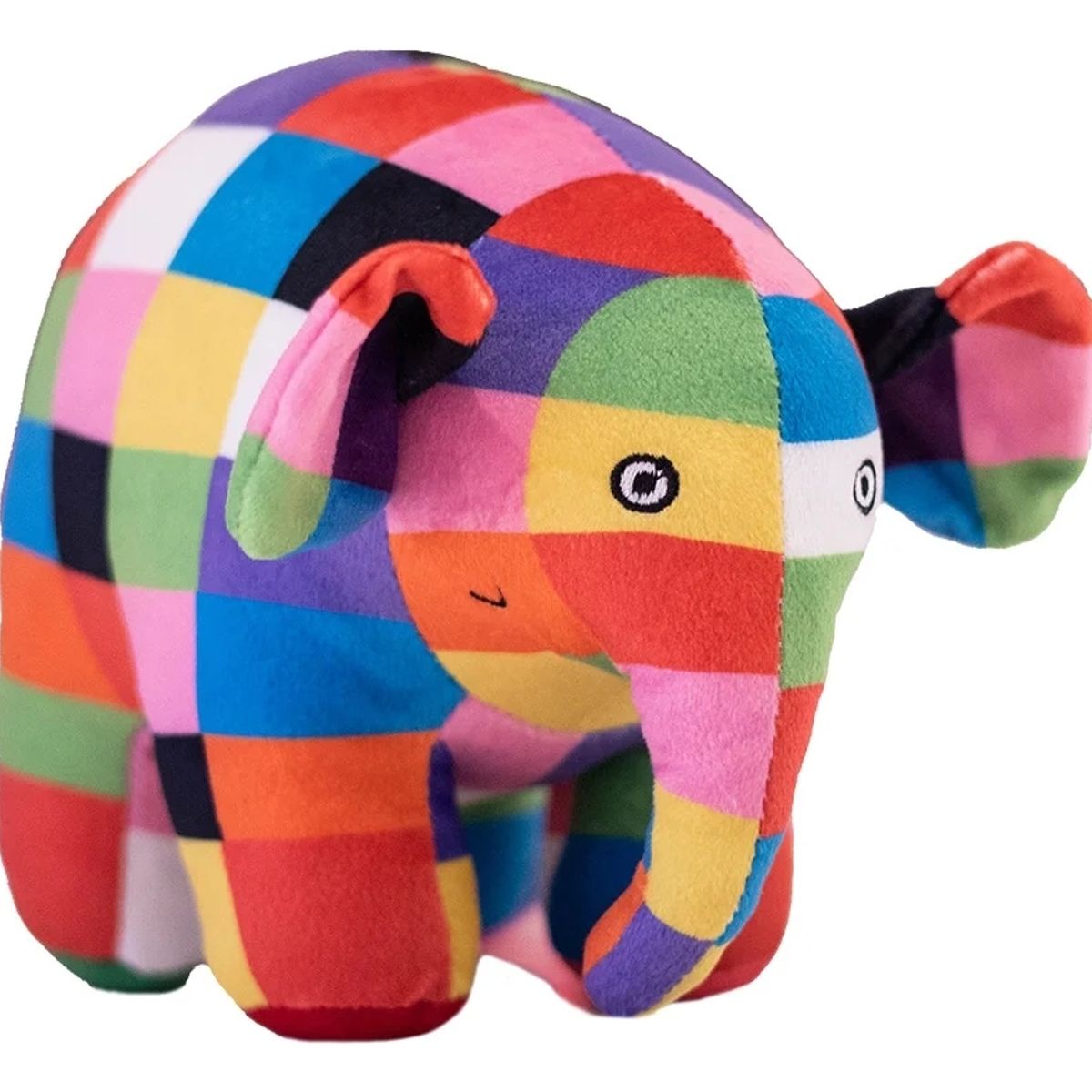 GENERICO - Elefante Multicolor Elmer Peluche De Gran Calidad 30cm