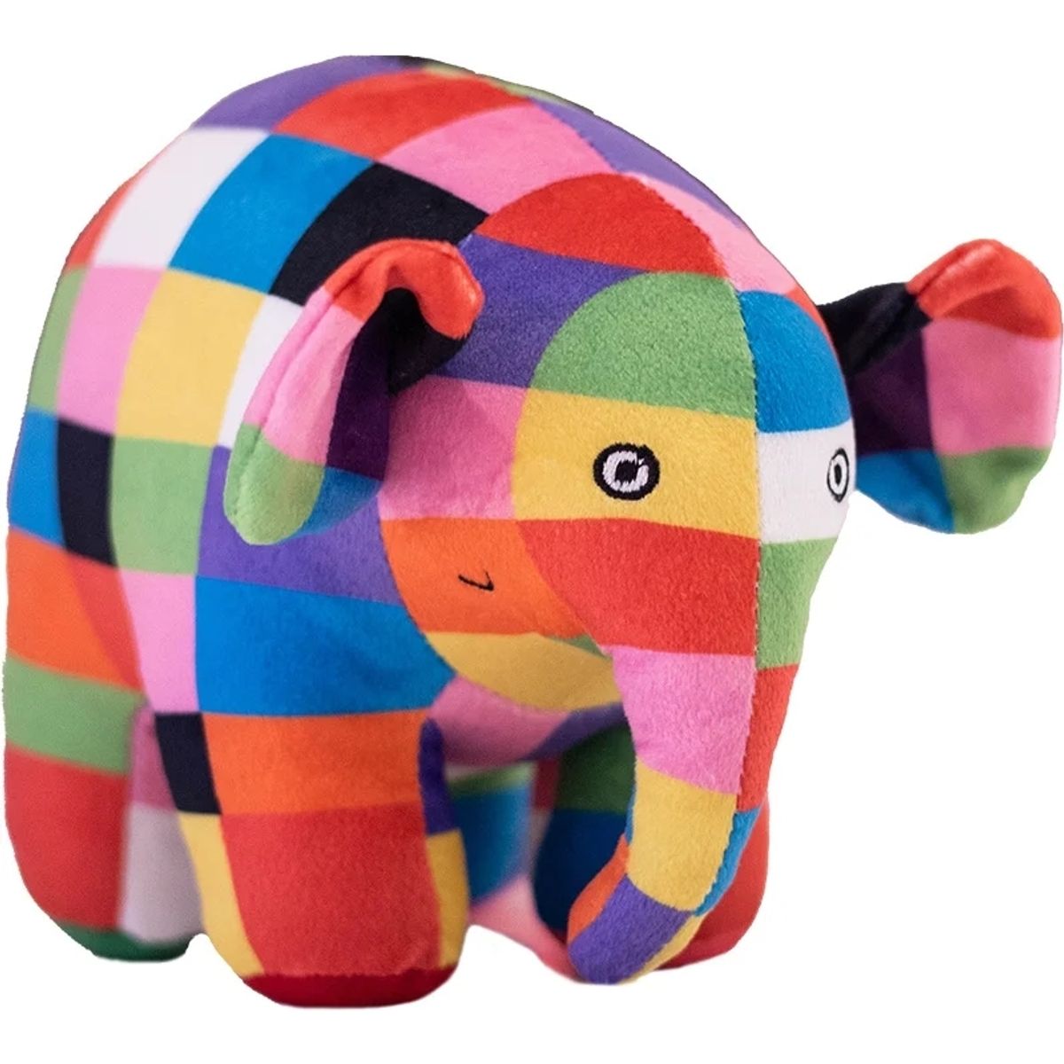 GENERICO - Elefante Multicolor Elmer Peluche De Gran Calidad 30cm