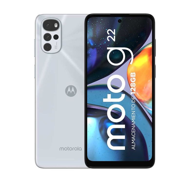 Moto G22 128GB - Blanco - Reacondicionado.