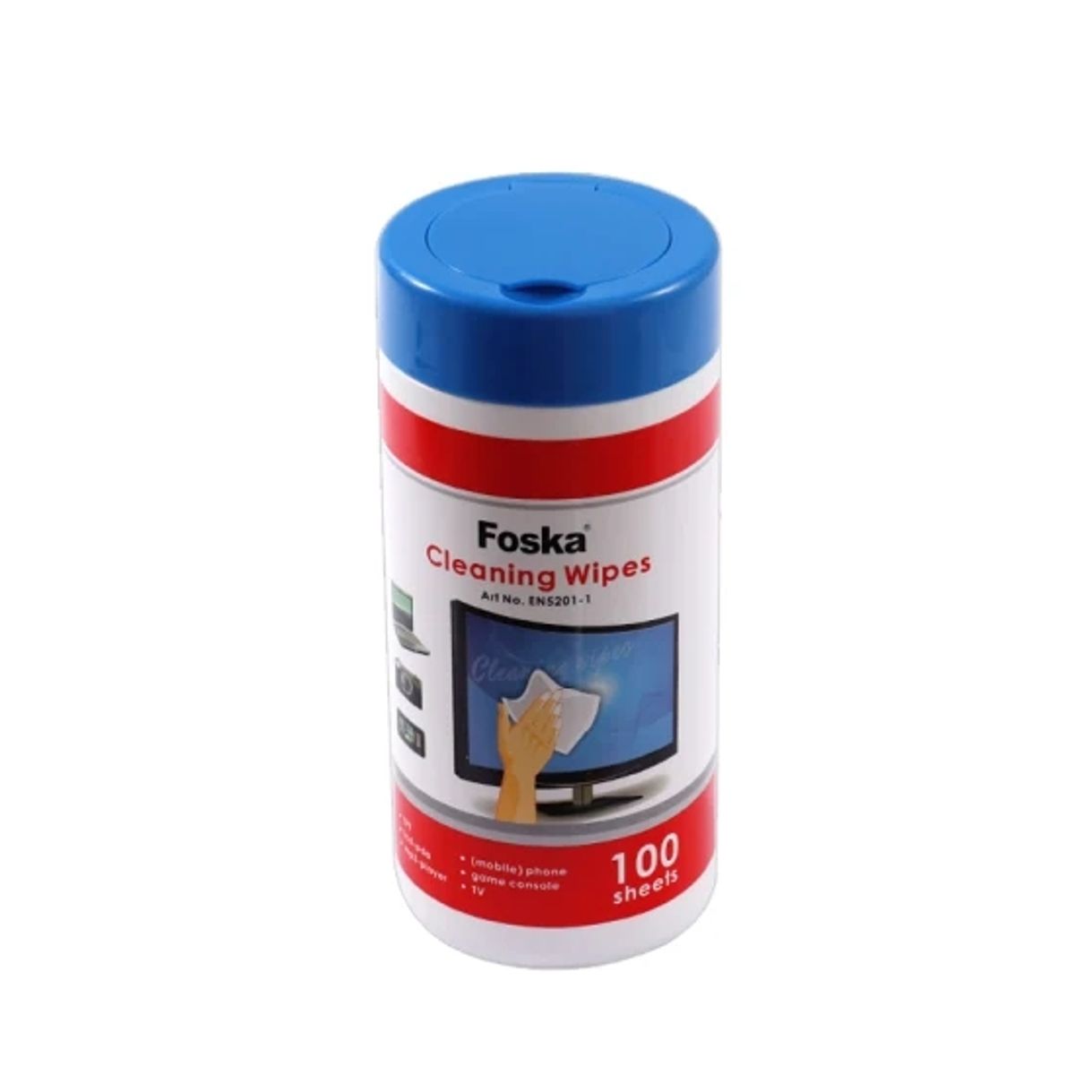 FOSKA - 100 Toallitas limpiadoras de pantallas