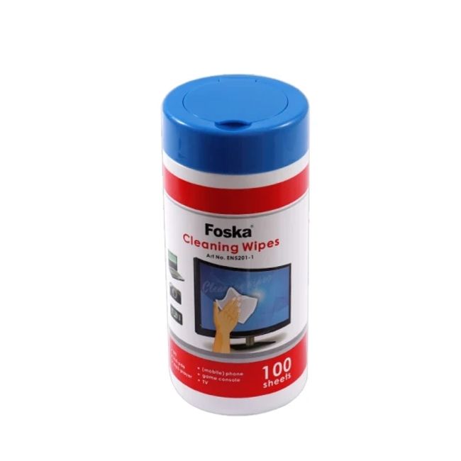 FOSKA - 100 Toallitas limpiadoras de pantallas