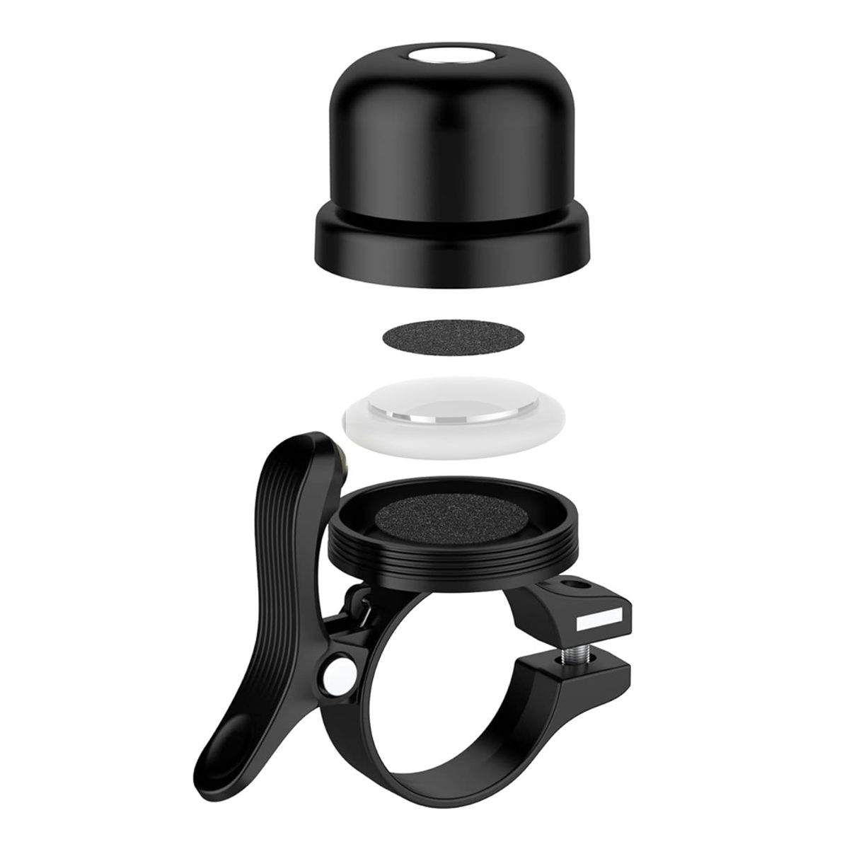 GENERICO - Campanilla con Soporte Para AirTag Gps Bicicleta Scooter y Otros