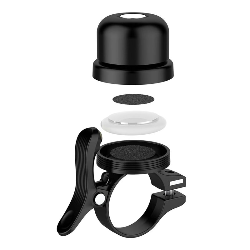 GENERICO - Campanilla con Soporte Para AirTag Gps Bicicleta Scooter y Otros