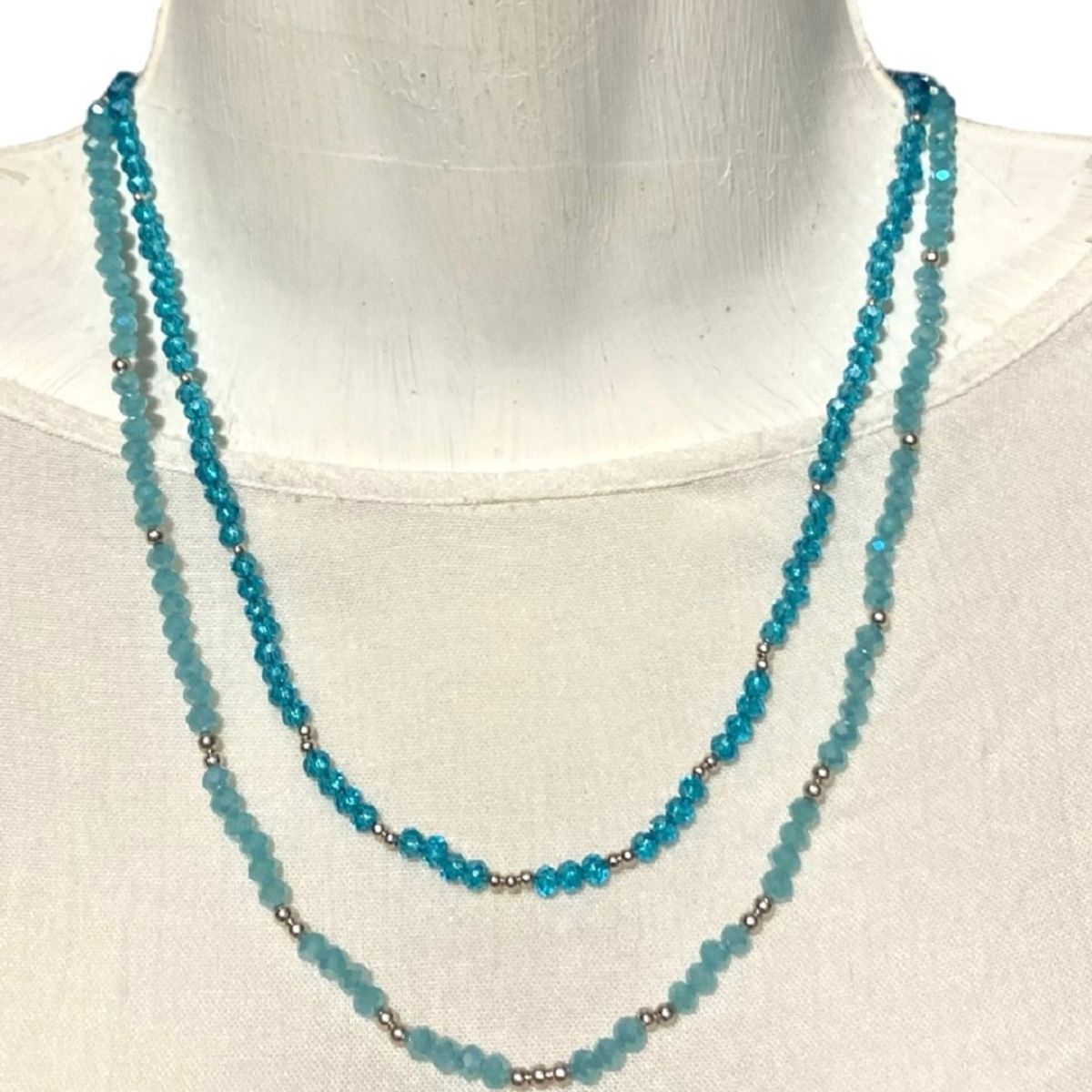 TAETHAI - Collar de plata 925 y Cristales