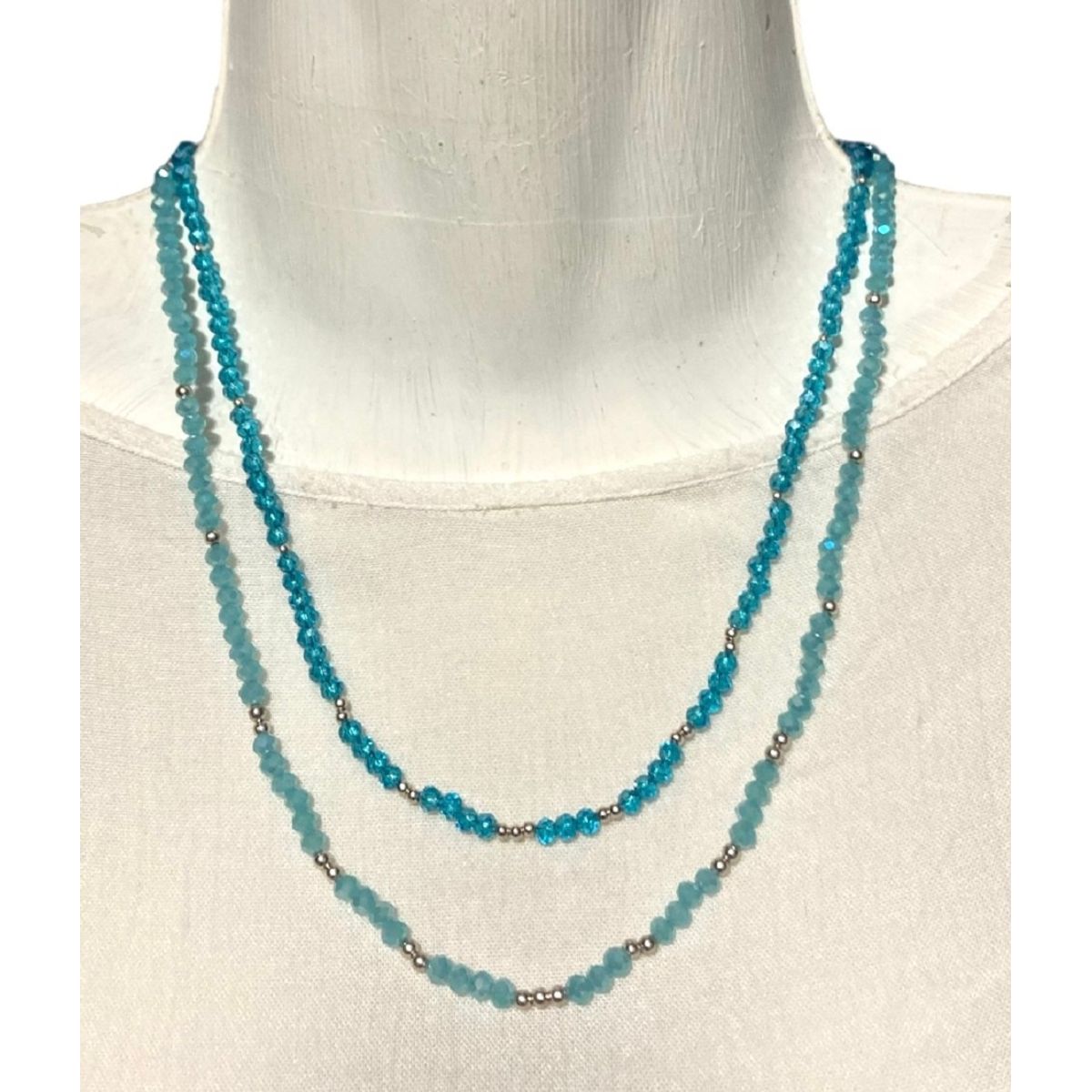 TAETHAI - Collar de plata 925 y Cristales