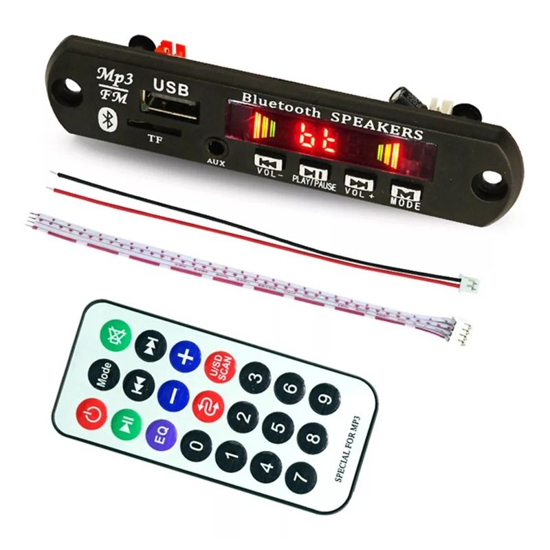 KUANGYE - Módulo De Reproducción De Audio Bluetooth usb tf Para Auto
