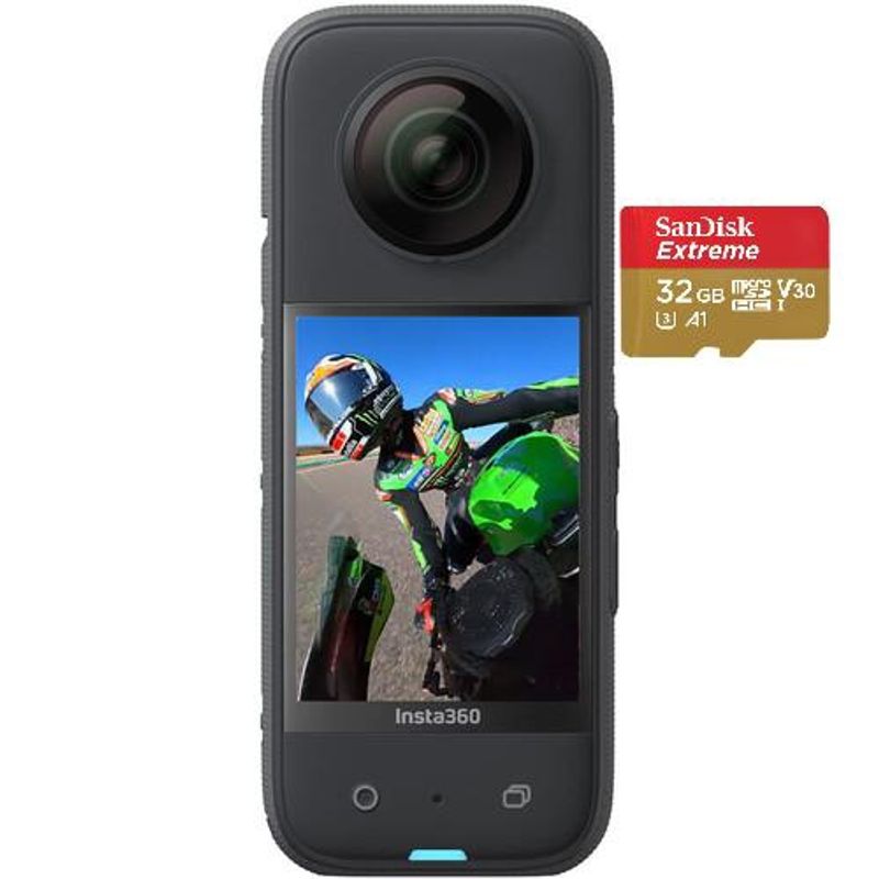 INSTA 360 - Insta360 X3 Kit Get-Set 32GB - Cámara de acción Resistente al Agua
