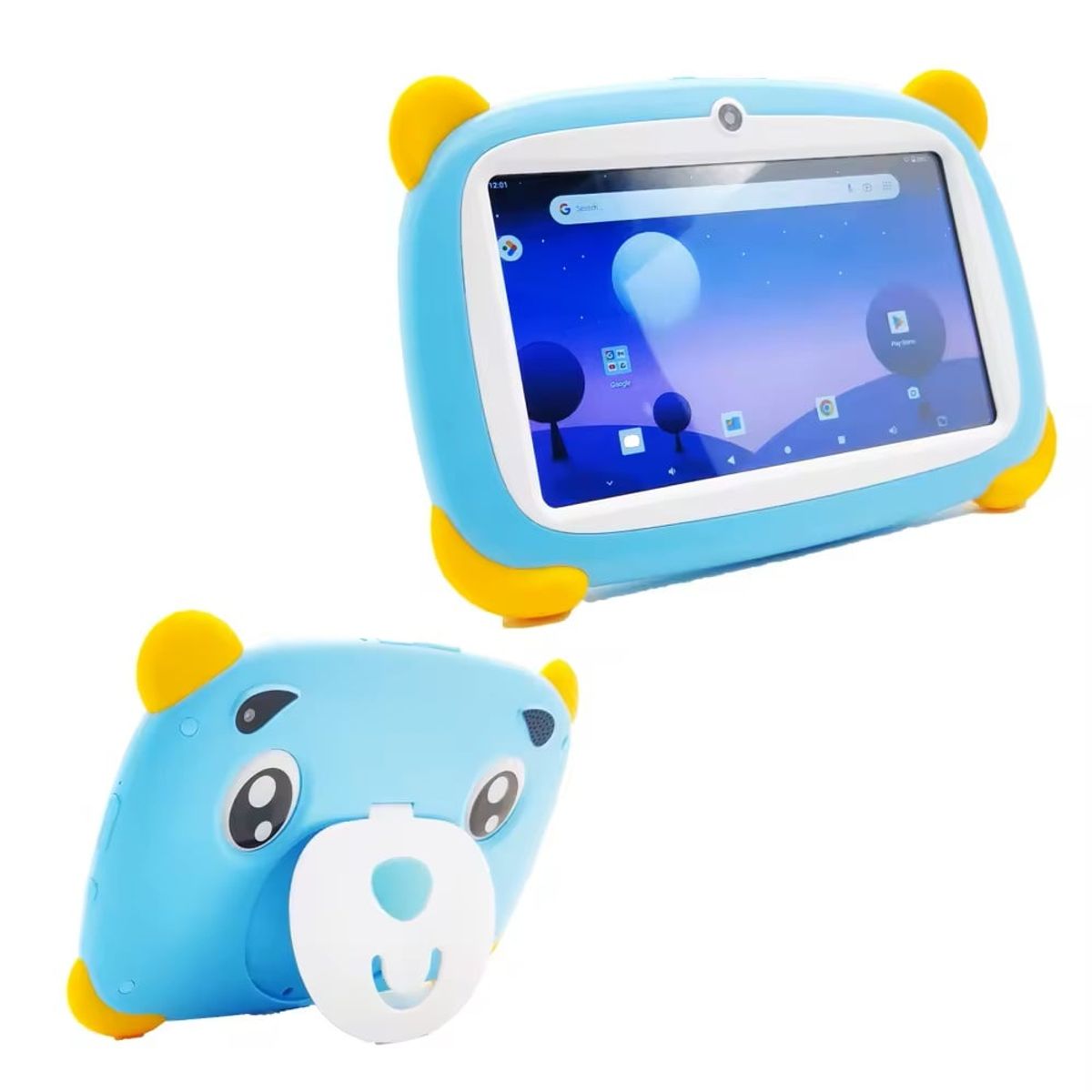 STARTECHOFFICE - Tablet Infantil Android 13 Quad Core 1.5Ghz 2GB RAM 32 ROM 3000mAh 7 Pulgadas 2 Cámaras.