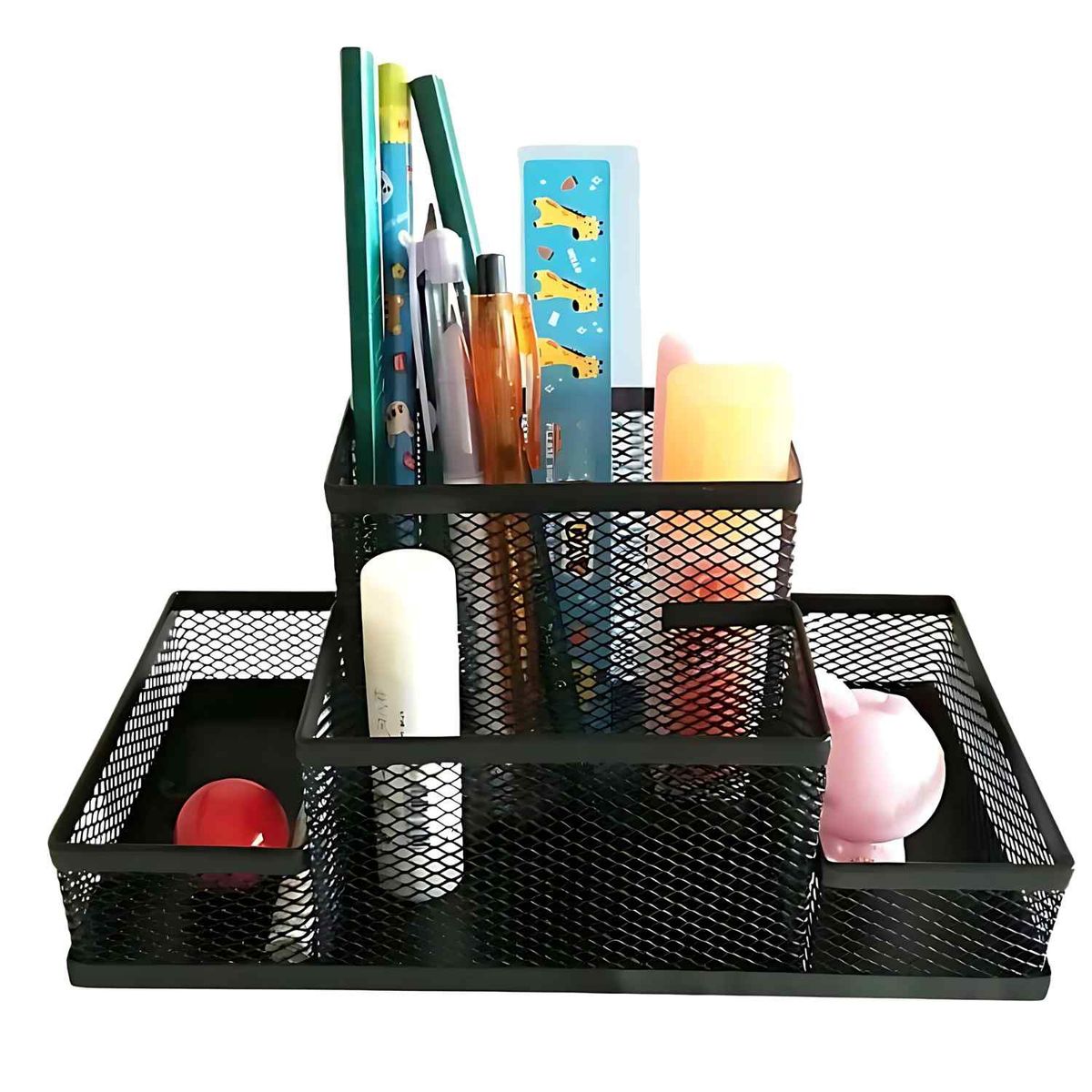 GENERICO - Organizador Escritorio Documentos Niveles Metálico