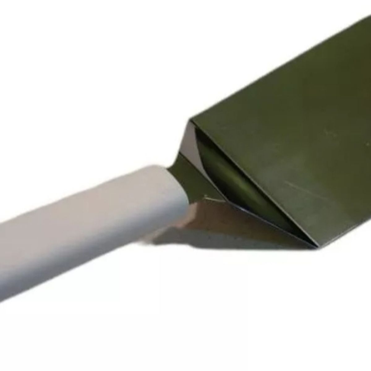 GENERICO - Espátula Churrasquera Acodada De Acero Inoxidable De 9 Cms