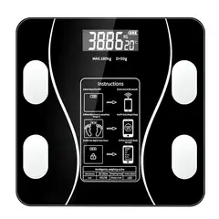 GENERICO - Smartfit Pro Balanza Cuadrada Inteligente Para Hogar Negro