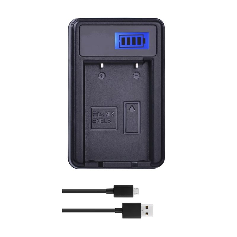 GENERICO - CARGADOR MH-61 ALTERNATIVO NIKON PARA BATERÍA EN-EL5 USB
