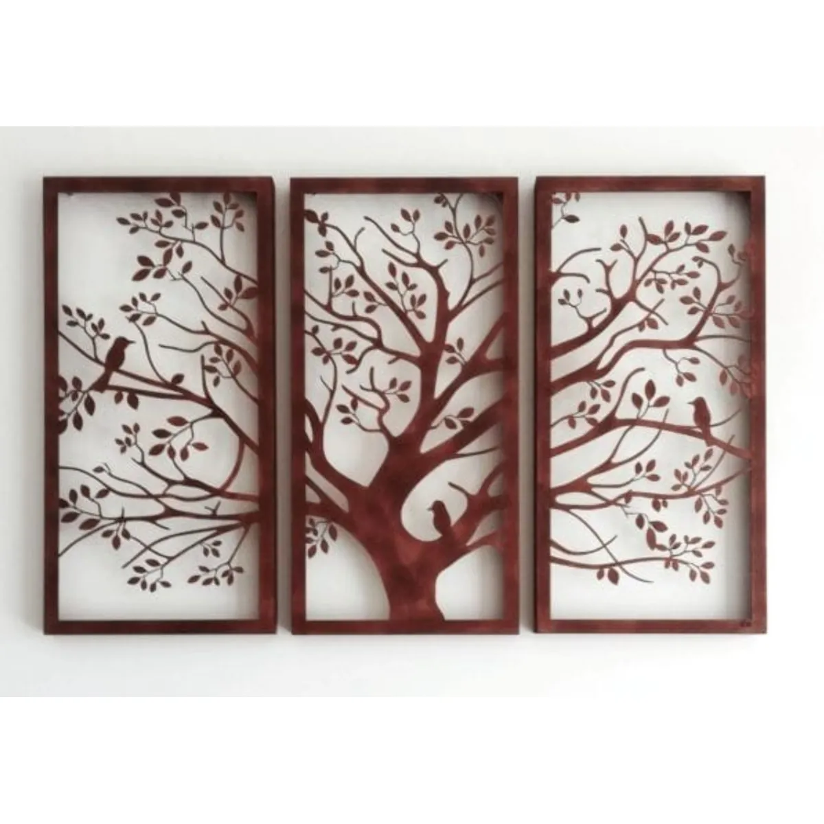 GENERICO - CUADRO ARBOL DE LA VIDA  MARRON ARTESANAL MADERA MDF 3MM 35x60 C/U