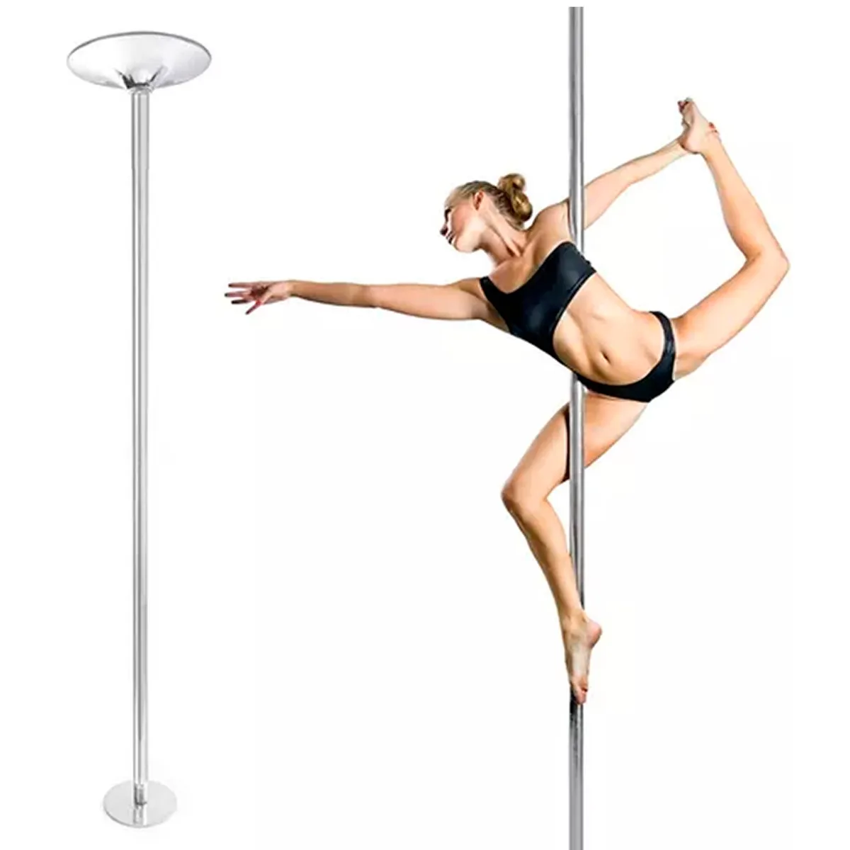 OFERTABKN - Barra Profesional Pole Dance Fitness Portatil Fijo-giratorio