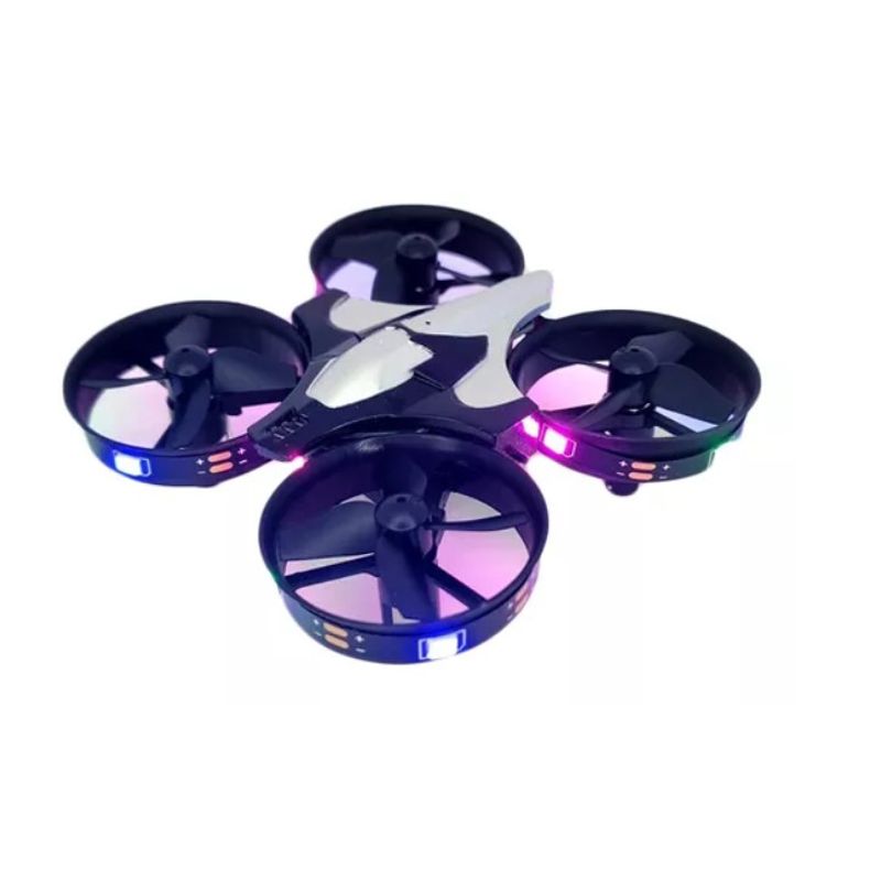 GENERICO - Mini Dron Recargable Con Luces Led Control Remoto De Manos