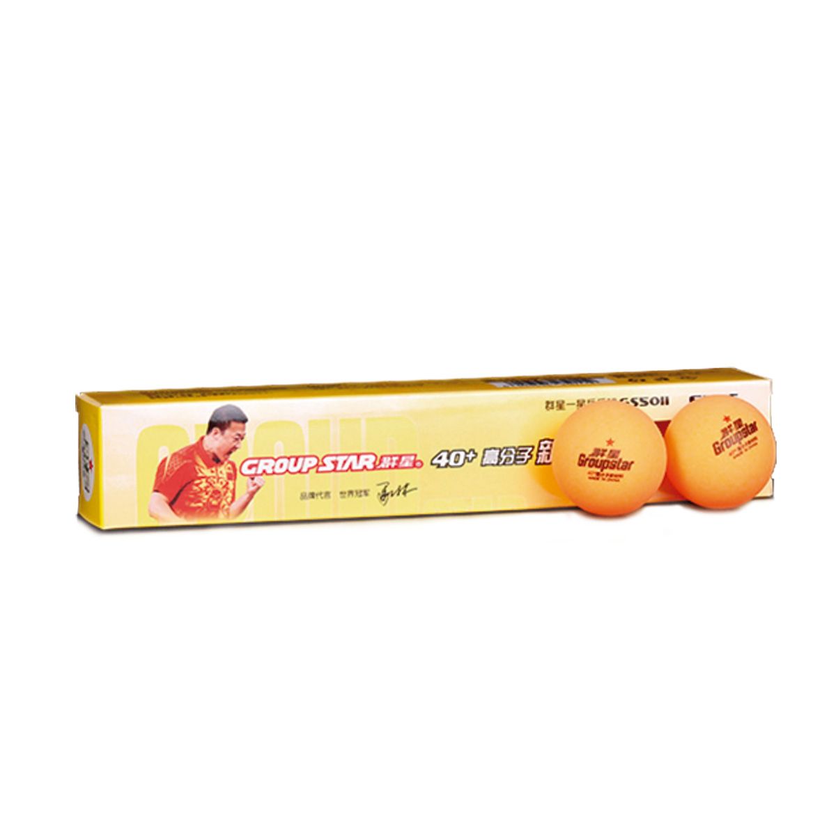 GENERICO - Caja 6 Pelotas Abs+polimero Ping Pong Groupstar Gs5011