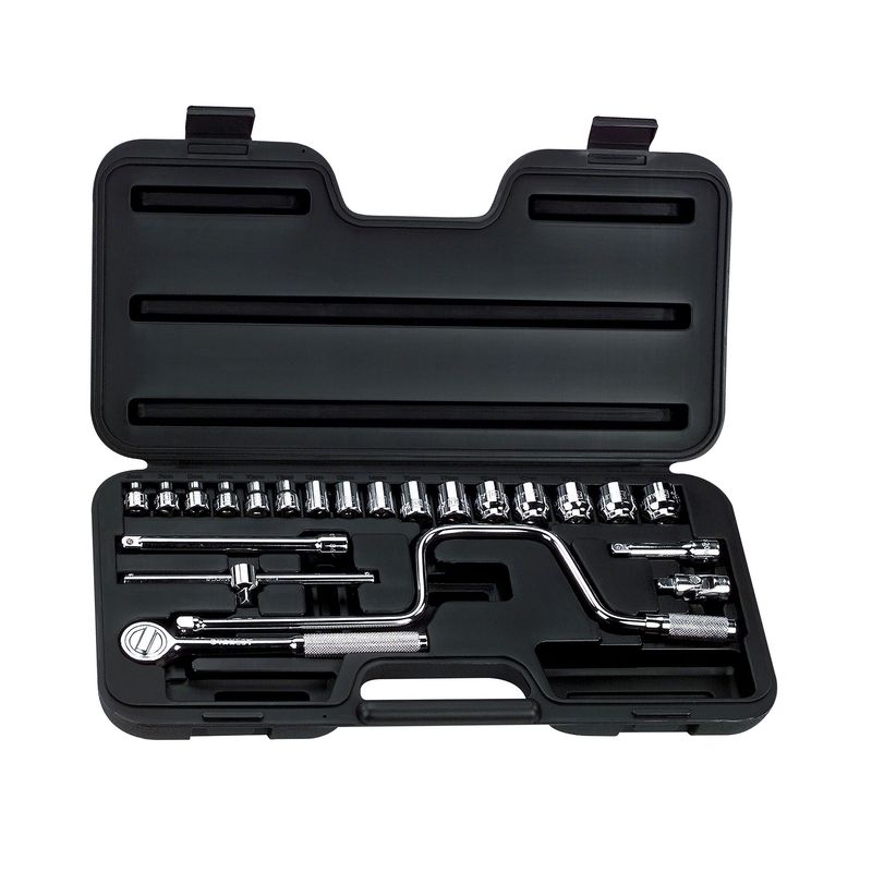 STANLEY - Juego Dados Métrico 3/8 23 Piezas  86-209