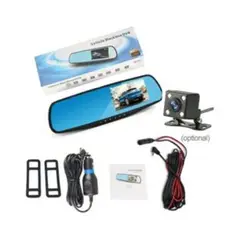 GENERICO - Espejo Retrovisor Camara Frontal Y Camara Retroceso Hd