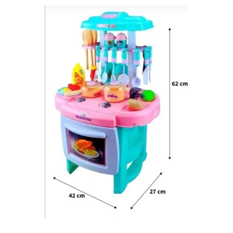 GENERICO - Cocina Simulación Luz Y Sonido C/accesorios 27 Pzs
