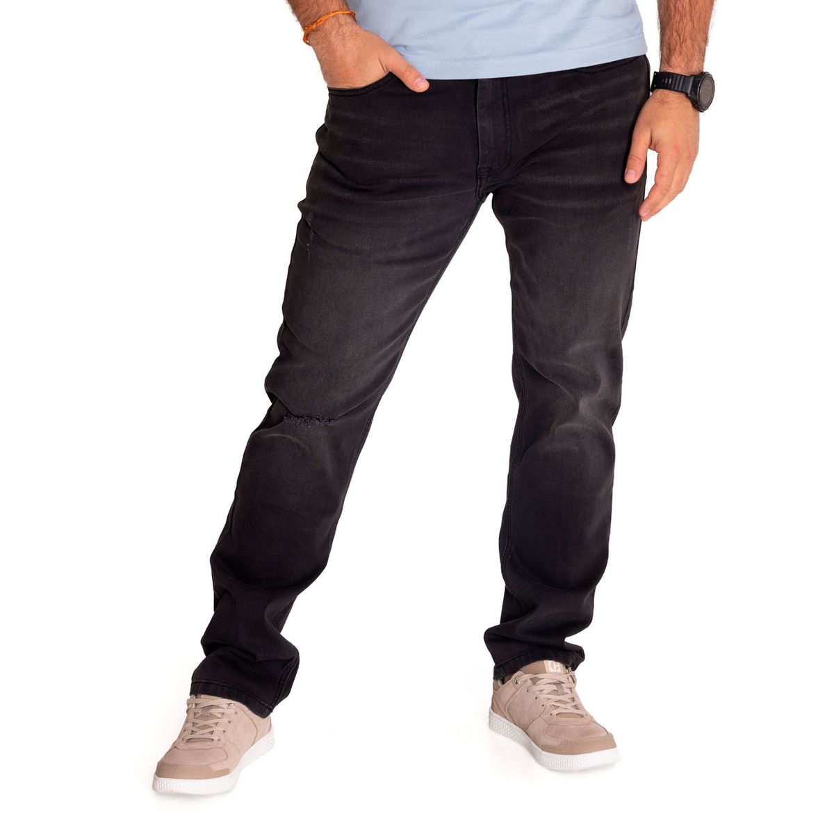 CAT - Jeans Slim Hombre Triblend Stretch Denim Gris CAT CAT