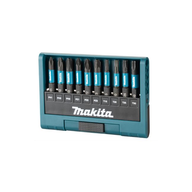 MAKITA - Set 10 Puntas Impact Black Ph-pz-tx (1/4 X50)  E-12011