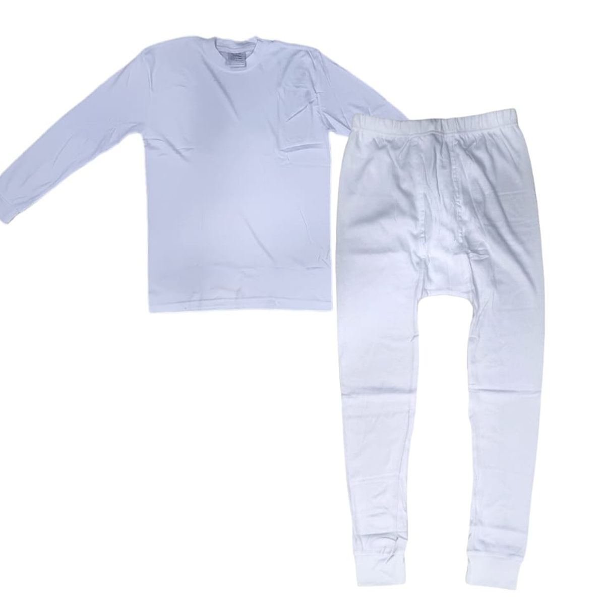 AGW - Pack 3 Camisetas + 3 Calzoncillos Largos Algodon
