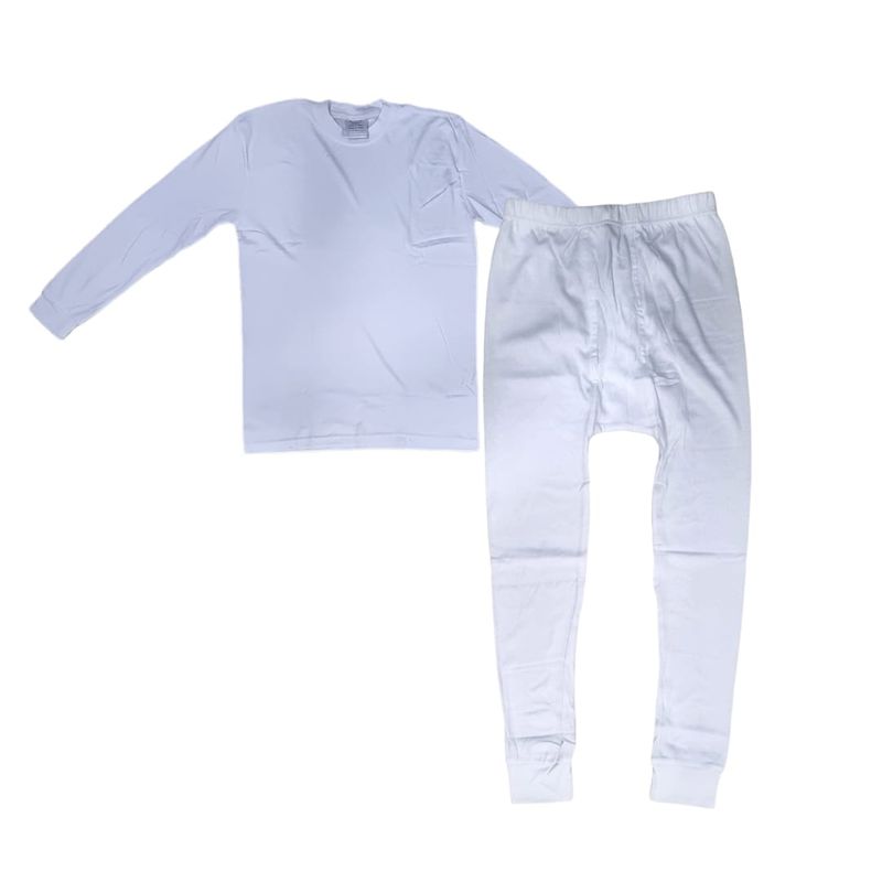 AGW - Pack 3 Camisetas + 3 Calzoncillos Largos Algodon