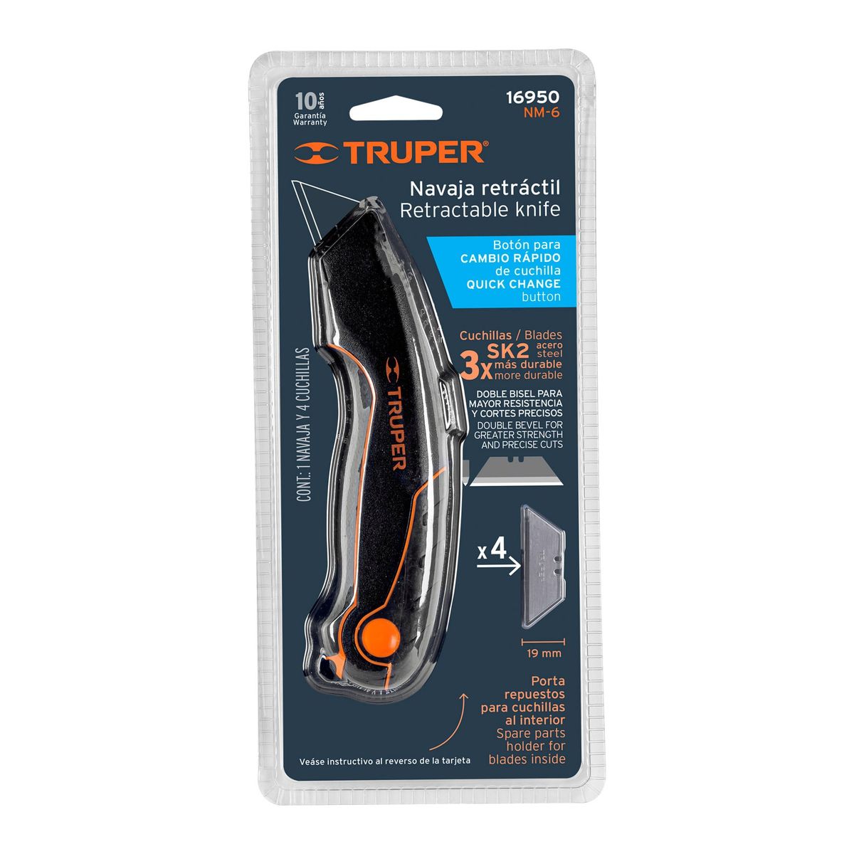 TRUPER - Cuchillo Cartonero  - Nm6