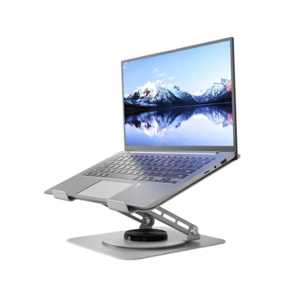 GENERICO - Soporte De Aluminio Ajustable Notebook Computadora Portátil