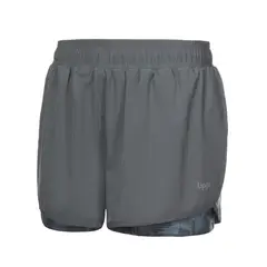 LIPPI - Short Mujer Go For It Shorts Azul Grisaceo