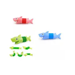 GENERICO - 4 Tiburones Con Luces Juguete Sensorial Anti Estres