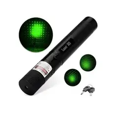 GENERICO - Laser Puntero Verde Astronómico Batería 10.000 Mw + Llave