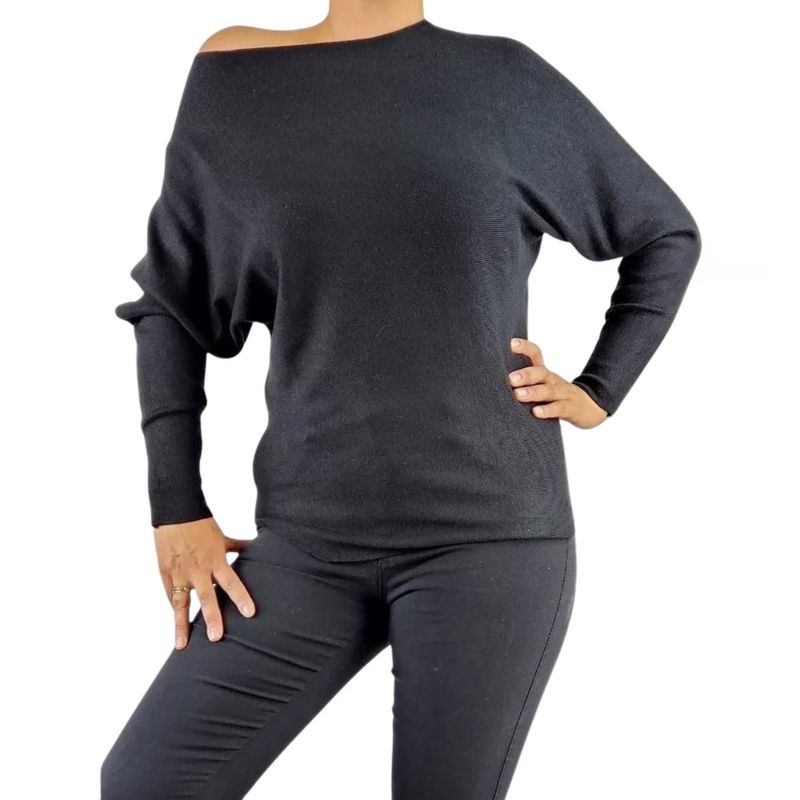 MPROPIA - Polera Manga Larga Tejido. Sweater Hilo. Colores 017