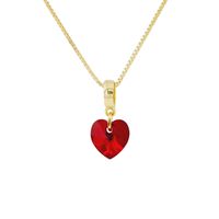 Collar Romance Gold 24K creado con cristales de Swarovski® Siam