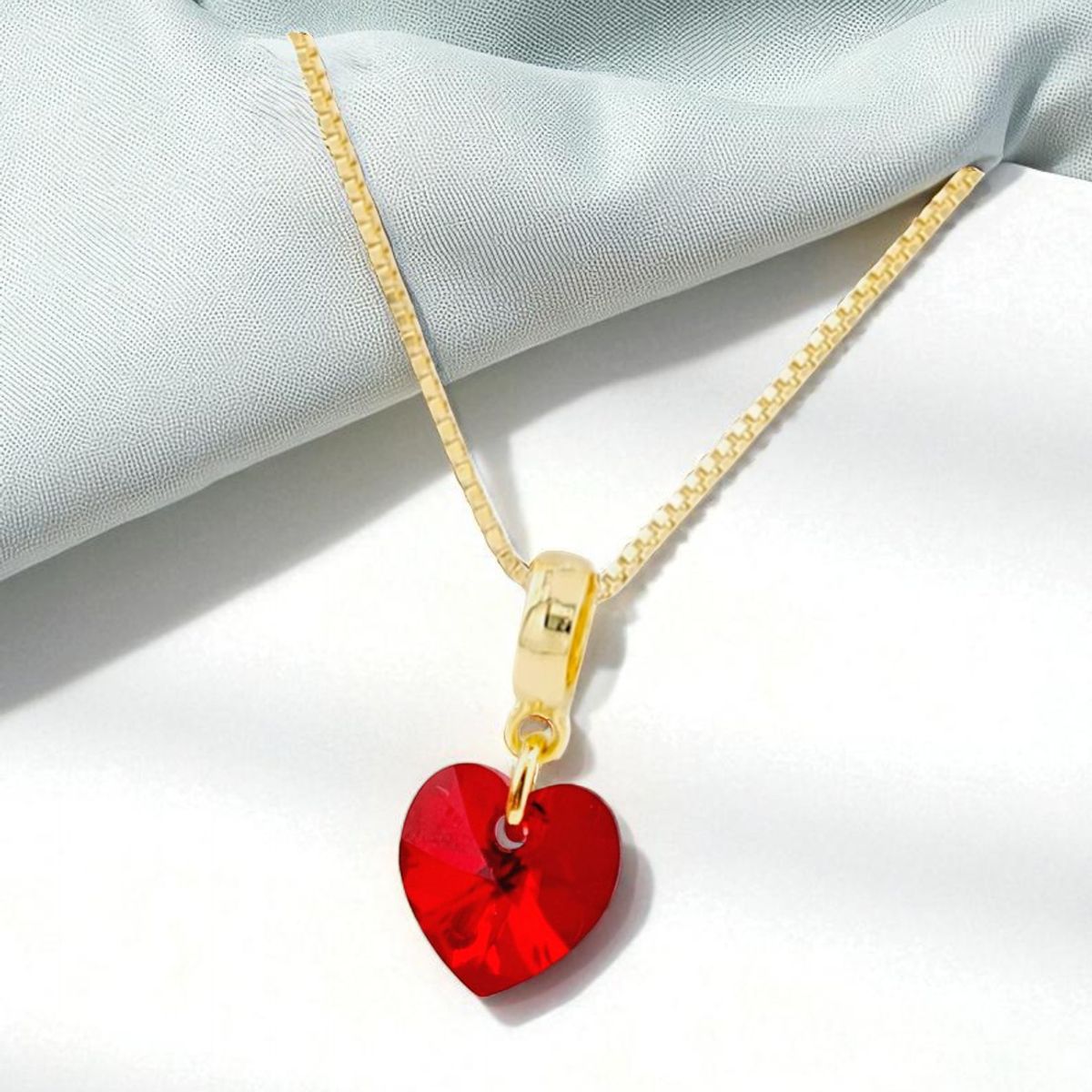 JOYAS MONTERO - Collar Romance Gold 24K creado con cristales de Swarovski® Siam