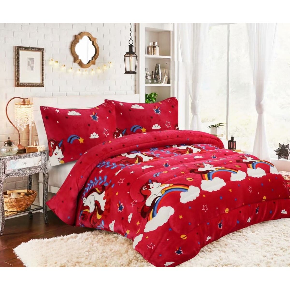 ANGELES DEL HOGAR - COBERTOR DE INVIERNO PLAZA Y MEDIA DISEÑOS