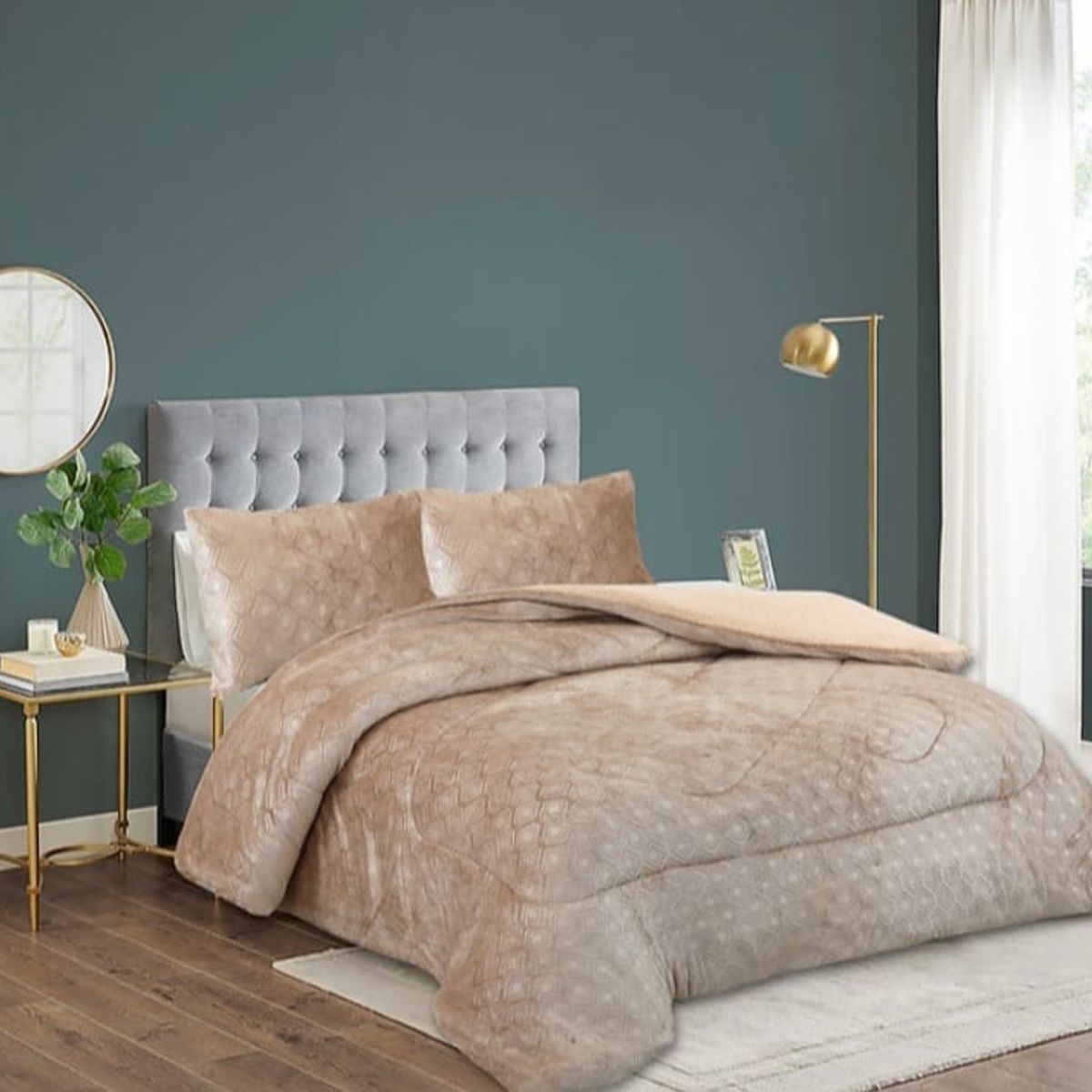 ANGELES DEL HOGAR - COBERTOR CON CHIPORRO 2 PLAZAS DISEÑOS